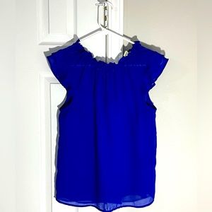 Royal Blue Blouse